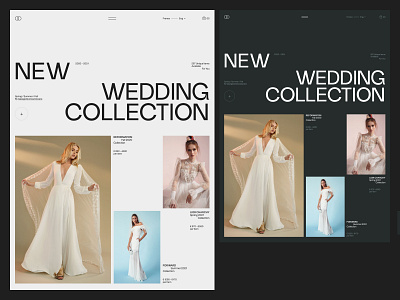 Wedding Store bridal clean creative fashion girl interface landing landing page photo portfolio sketch typography ui ux web webdesign website wedding woman