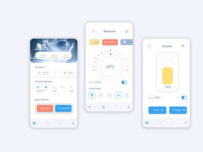 UI Redesigned [Remote sensor switch Application] adobexd app application creative dailyui design figma graphicdesign logo mobile mobile app design mobile ui portfolio design typography ui uiinspiration uiux user interface design ux uxdesign