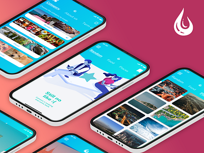 Fakinder :: Swiping addiction animation app branding color system design illustration interface iphone iphonex motion design startup tinder ui ux