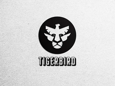 Tiger Bird Logo branding character design flat icon illustration logo minimal minimalist vector