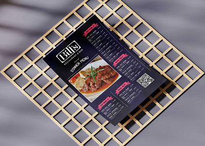 Traditional Dinner Menu Design Template branding design illustration logo