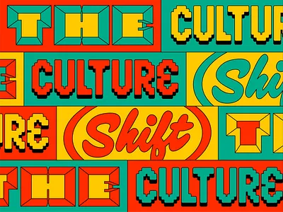The Culture Shift by Facebook facebook identity lettering the culture shift typography