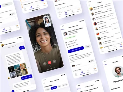 My Own Doctor app app app design clean design doctor health healthcare medicine medicine app my own doctor myowndoctor telehealth telehealth app telemedicine ui ui design uidesign usa health ux uxui