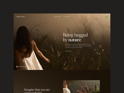 Cuddle Nature Experiment branding clean design ecommerce logo minimal minimalistic ui web