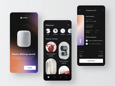 Enitel - E-commerce Mobile App android app android app design app app design application application design e commerce ios ios app ios app design mobile mobile app screens mobile interface shop smart devices ui uiux ux ux ui design uxuidesign