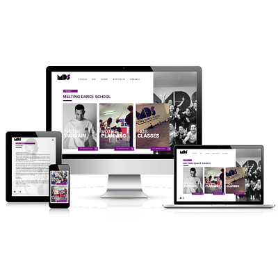 Melting Dance School - Website app ui ux web webdesign webdesigner website