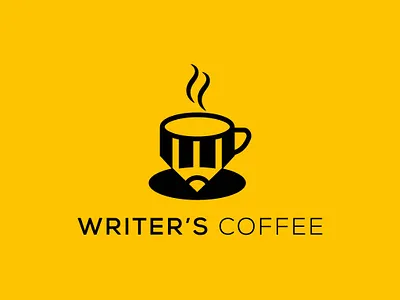 Writer's Coffee cleverlogo coffee coffee bean coffee cup fiverr fiverr design fiverr.com fiverrgigs flat flatdesign illustrator lion minimal minimalist logo minimalist logo design modern logo writer