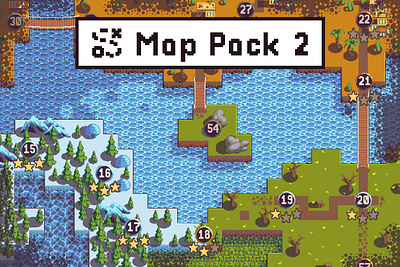 Level Map Assets Pixel Art 2d assets game assets gameasset gamedev indie game level pixel art pixelart
