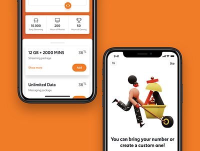 Onboarding app flat icon ios layout ui user interface ux