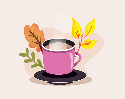 coffee illustration avatar cartoon character cartoon illustration coffee coffee cup design digital painting flat flat desig icon illustration minimal portrait illustration ui ux vector