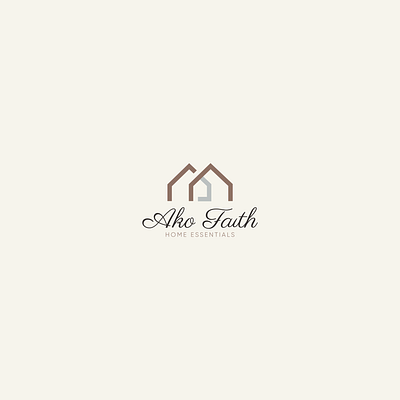 AKO Faith brand branding design enssential home home home logo illistration logo logos retail retail logo vector