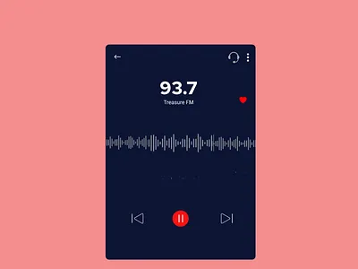 UI Design Challenge - Radio App