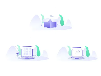 State illustration illustration ux 向量 插图