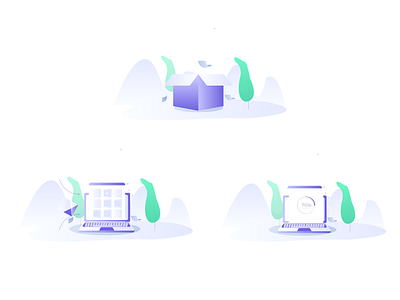 State illustration illustration ux 向量 插图