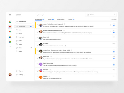 Google services redesign concept app design application design business clean design dribbbling opengeekslab ui ux