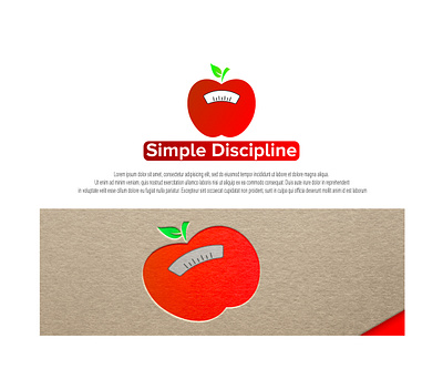 apple + weight scales apple branding design logo minimal weight