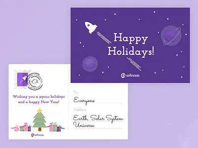 Happy Holidays! card christmas christmas card happy holidays happy new year illustration vector