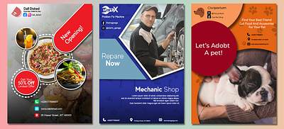 Flyer Design animation best design best logo branding design flat flyer graphic illustration logo minimal vector