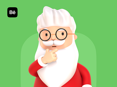 Santa Claus 3D Character Illustration 3d 3d art 3d character 3d illustration branding character christmas cinema4d emotion illustration new year santa claus xmas