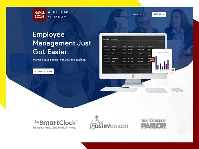 Employee Management Website Design app design designs flat icon illustration logo management minimal typogaphy ui uidesigns ux vector web website