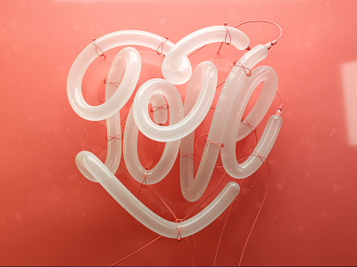 Neon love 3d 3d art 3d artist c4d erikdgmx illustration lettering letters love neon sign