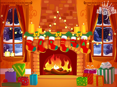 Christmas Themed Background christmas christmas art christmas design christmas slot christmas symbols christmas themed digital art gambling game art game design graphic design new year symbols new year themed slot design slot machine slot machines symbol symbol design symbol icon symbols