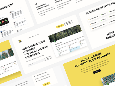 Landing for free DIY UX audit design illustration landing landing page logo minimal modern ui uidesign ux uxaudit uxdesign visual design web web design website