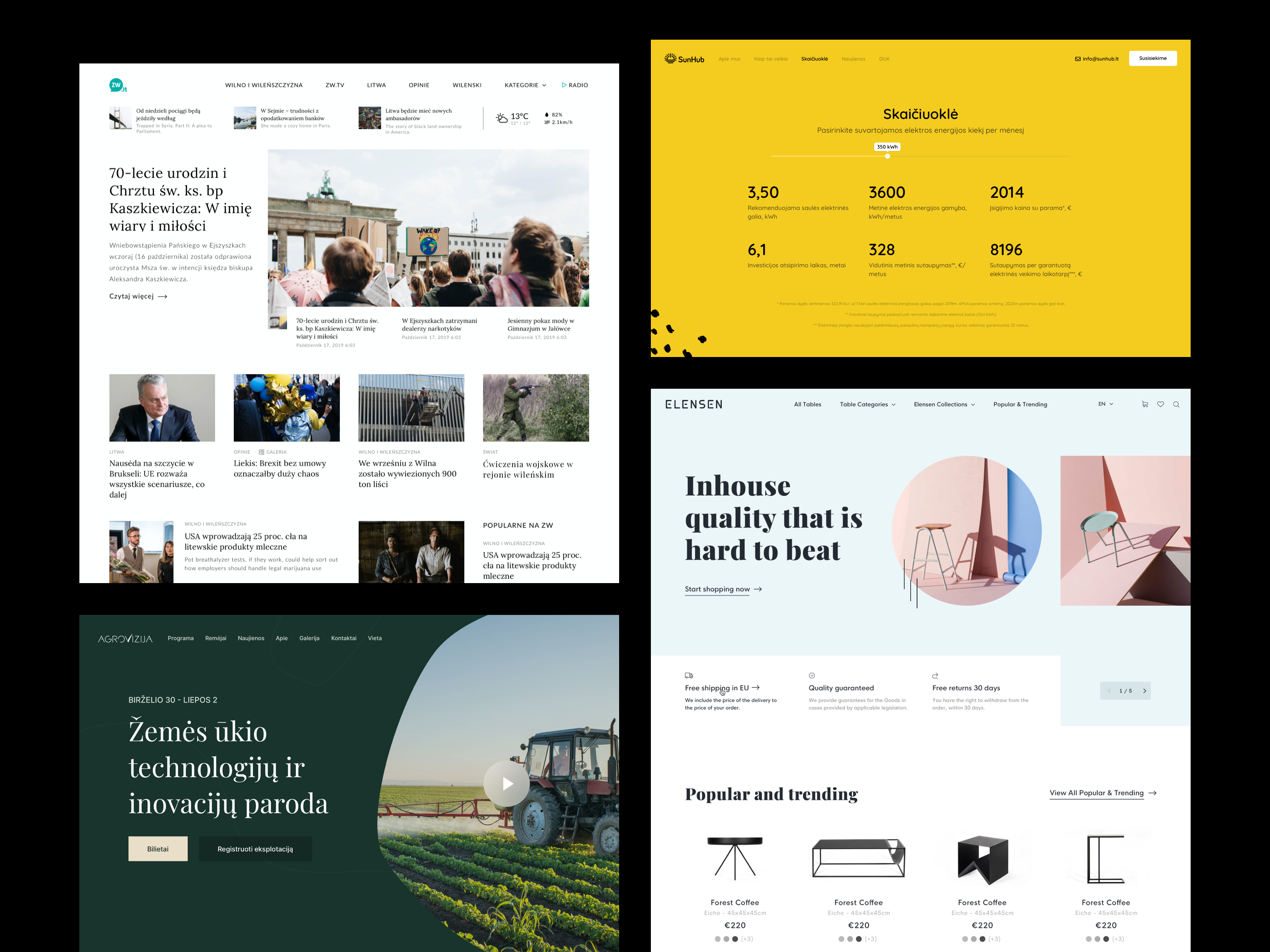Example of Fully Working Landing Page