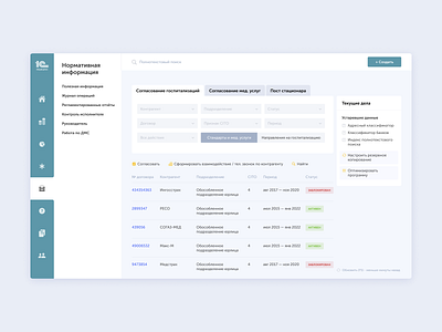 1C:Medicine redesign concept 1c concept dashboad desktop desktop app redesign