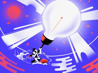 Wrangle Up Ideas illustration light bulb