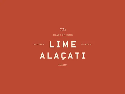 Lime Alaçatı Logo brand identity branding cafe shop logo identity lime alaçati logo design logos logotype london modern monotype restaurant logo typography