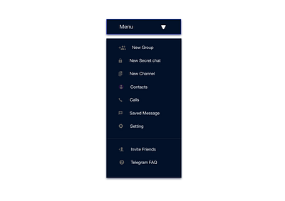 Dropdown | DailyUI 27 dailyui menu