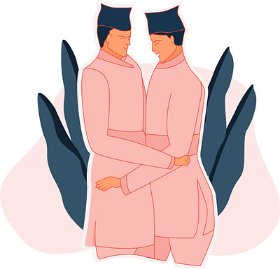 Boys characterdesign design gay illustraion illustrator nepal nepali nepali art