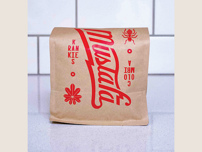 Coffee Packaging bag beans cafe coffee custom design lettering packaging roaster shop typography