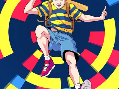 Ness 90s art direction artdirection character design design earthbound illustration panama videogames