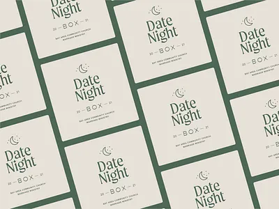 Date Night branding design icon illustration logo minimal retro typography vintage