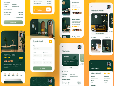 Hotel Booking App Project app booking hotel hotel booking interface minimal mobile mobile app mobile apps mobile ui mobileapp mobileappdesign orix sajon ui uicolour uiux ux ux ui design