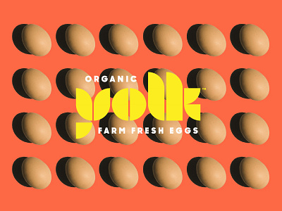 Yolk Eggs branding design logo