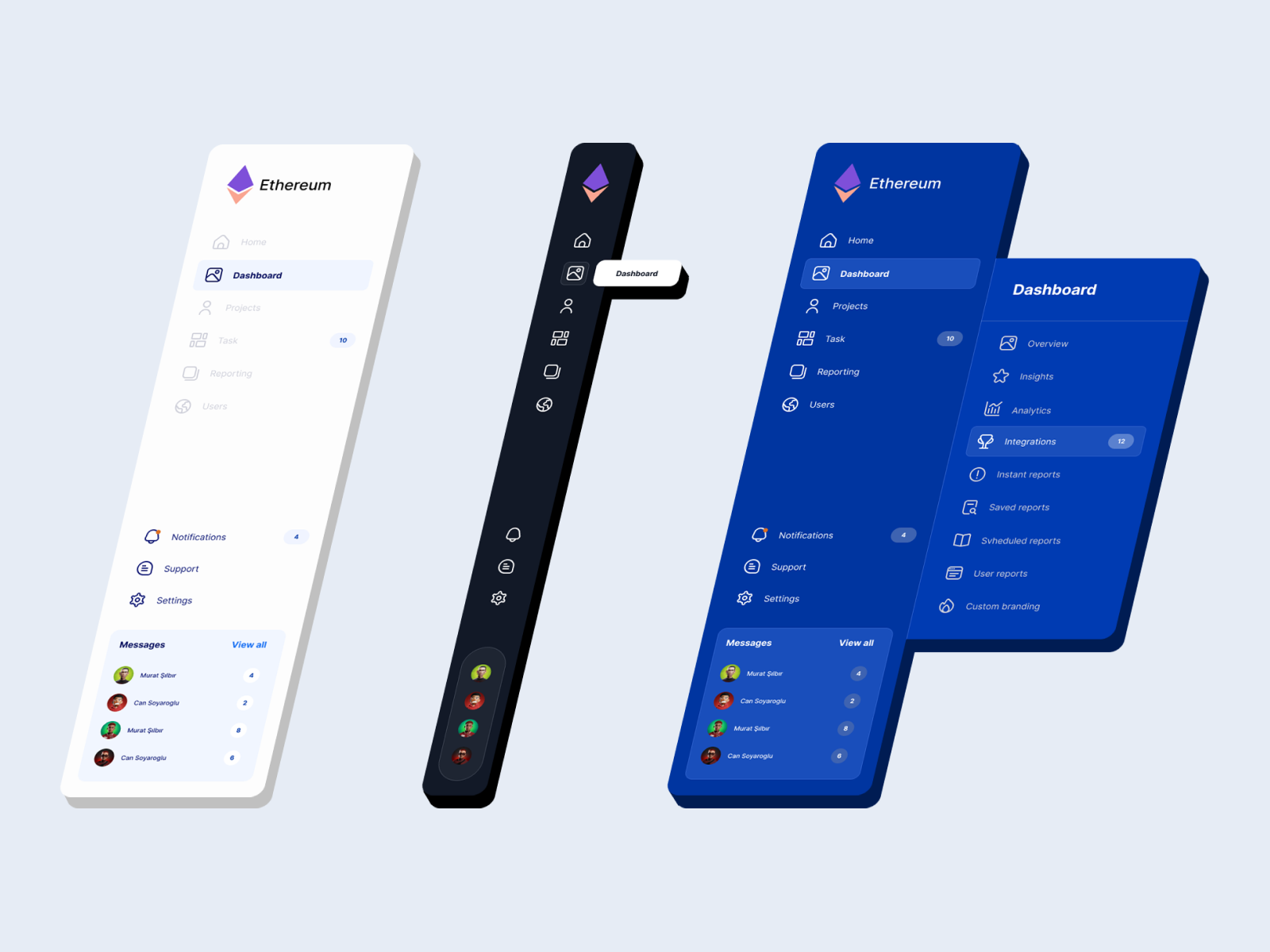Menu Bar Design UI-UX by Can Soyaroglu on Dribbble