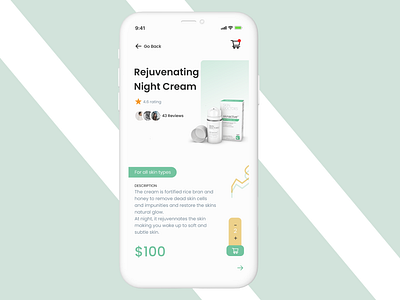 Skincare E-commerce page app apps appstore design designs figma minimal mobile mobile apps mobileapps product design skin skincare skincareapp tech ui uiux ux