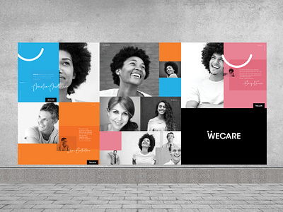 WeCare Employee Engagement Concept (1 of 3) brand design branding campaign design employee engagement marketing collateral print