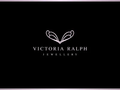 Victoria Ralph Jewellery - Logo art classy decorative hand drawn jewellery jewelry designer logo