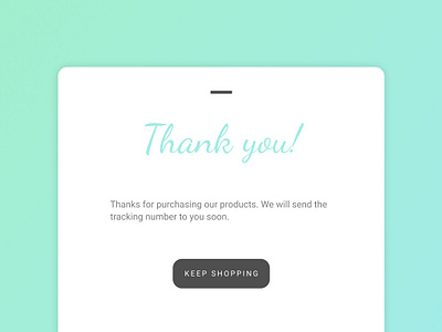 Daily UI 077: Thank You dailyui design figma minimalism thank you page thankyou ui ux