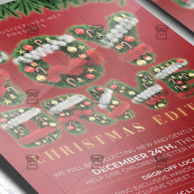 Toy Drive - Flyer PSD Template christmas christmas 2020 christmas flyer christmas market christmas menu christmas vacation menu design menu set new year menu new year menu set xmas xmas flyer xmas menu set