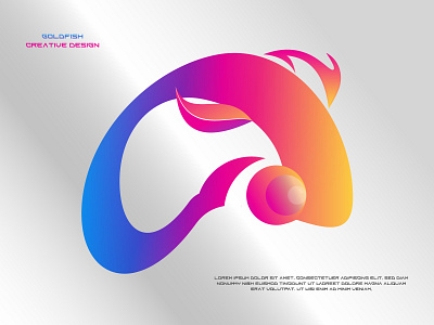 goldfish creative design 2020 trend brand design branding creative design creative designs creative logo design dribbble goldfish goldfish creative design logo logotype minimal minimalist typography