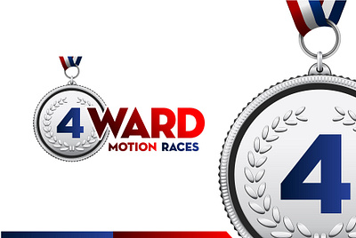 4ward Motion Races Logo branding design identity illustration illustrator logo logo design logo design branding professional logo sophisticated logo vector