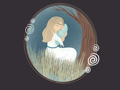 Mother book bookillustration design illustration minimal procreate typography