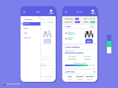 UI for oil refinery daily reports app design application dailyui design illustrator report ui ui ux ui design uidesign uiux user experience user interface user interface design userinterface ux