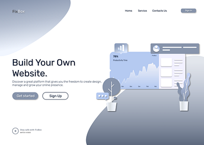 Build Website design illustration ui ux vector web website