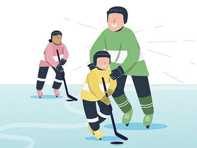 Ice Hockey ai art branding creative flat design hockey jersey ice icehockey illustration illustrations sports design